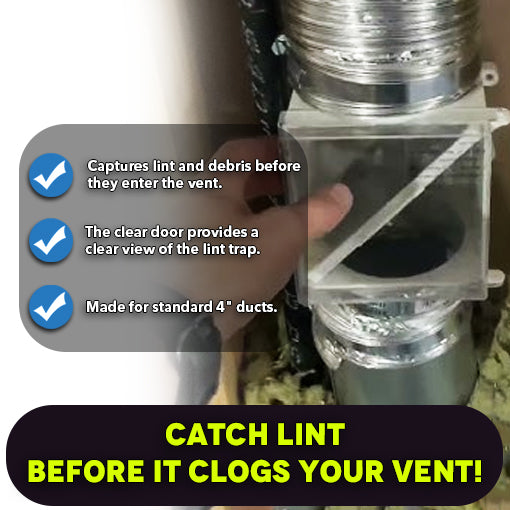 Dryer Duct Lint Trap