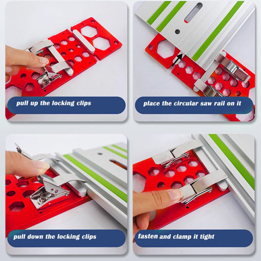 Track Saw Square Guide Rail