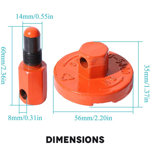 Piston Stop Chainsaw Clutch Flywheel Disassembly Tool