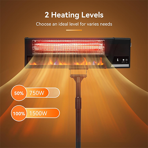 2-in-1 Heavy Duty Outdoor Heater