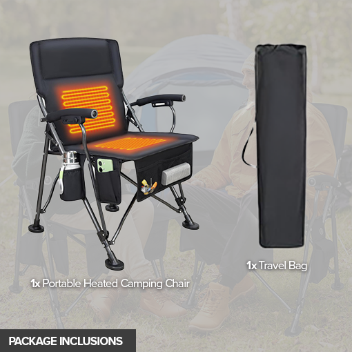 Portable Heated Camping Chair