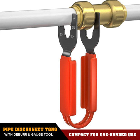 Pipe Disconnect Tong With Deburr & Gauge Tool