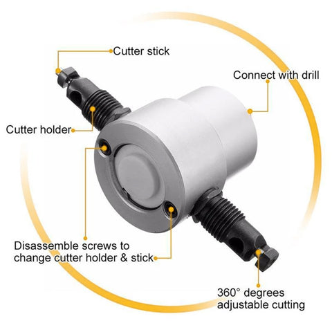 Nibbler Drill Attachment